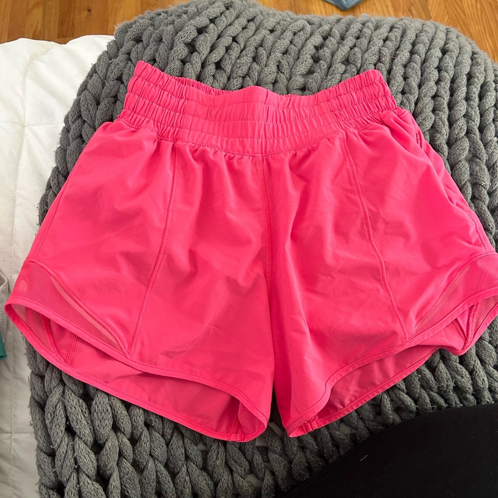 Lululemon Athletica Pink Athletic Shorts Lightweight Elastic Waist